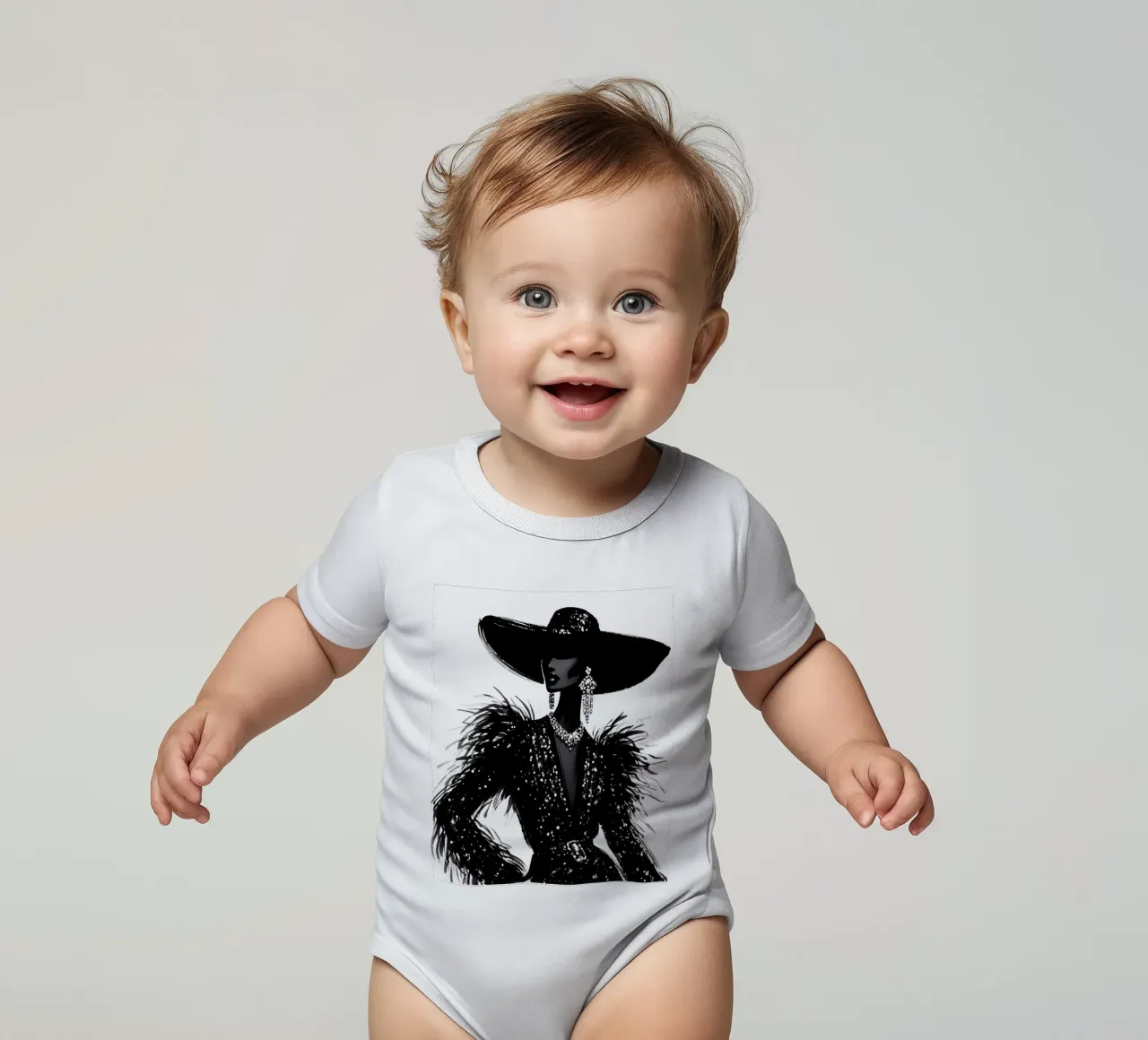 MODA PASSERELLA body neonato maniche corte da ARTOMATIC