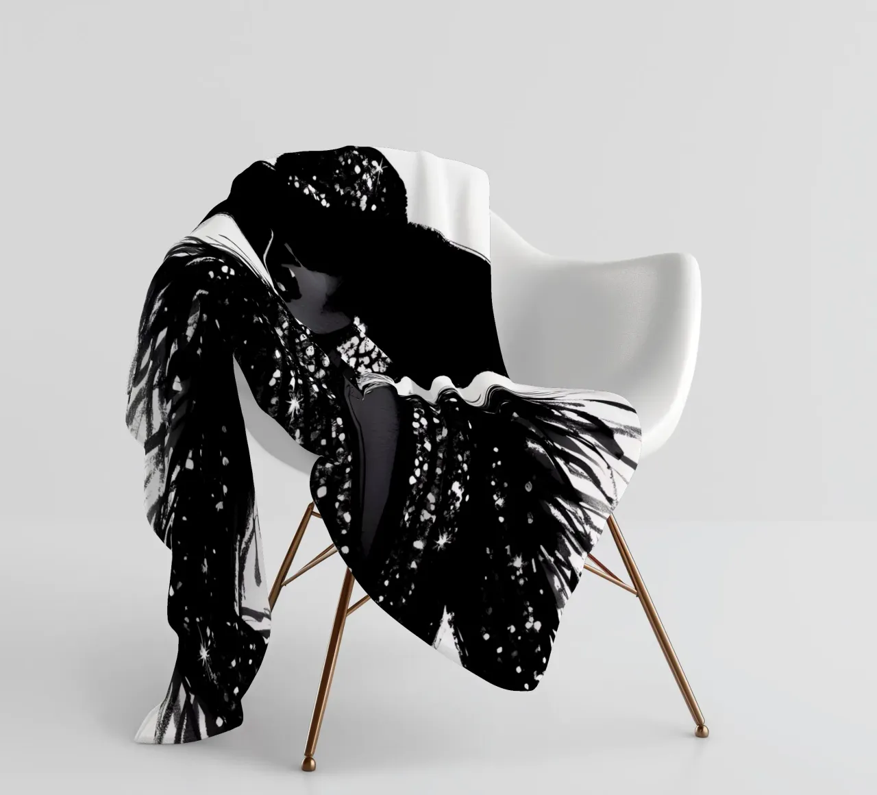 FASHION RUNWAY fleece blanket by ARTOMATIC
