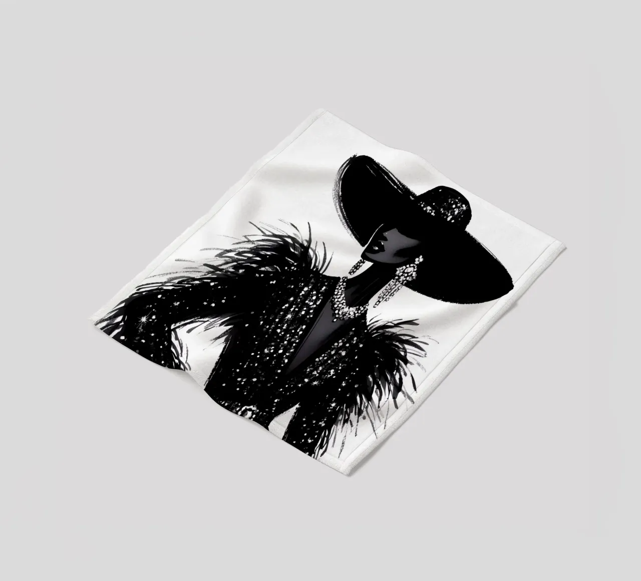 FASHION RUNWAY fleecedeken van ARTOMATIC