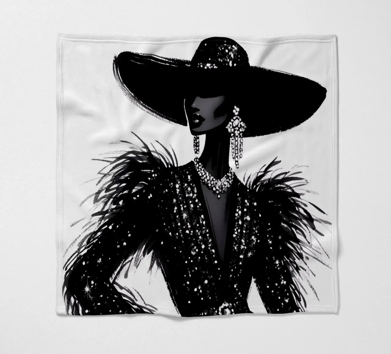 FASHION RUNWAY fleecedeken van ARTOMATIC