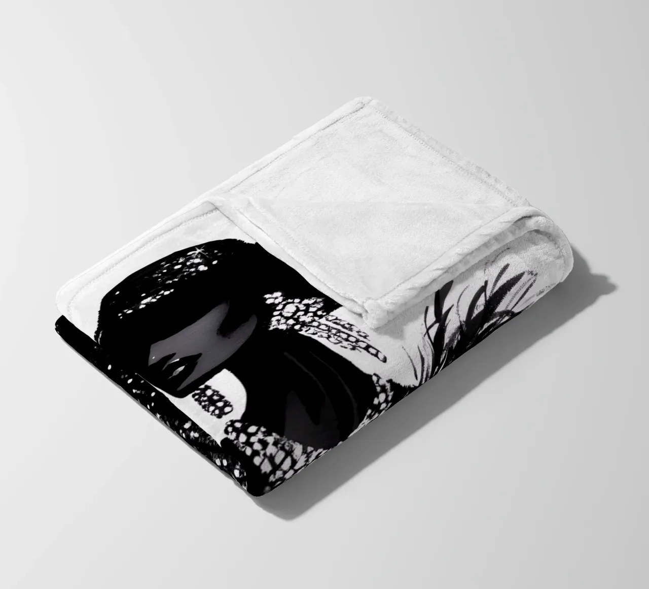 FASHION RUNWAY fleece blanket by ARTOMATIC