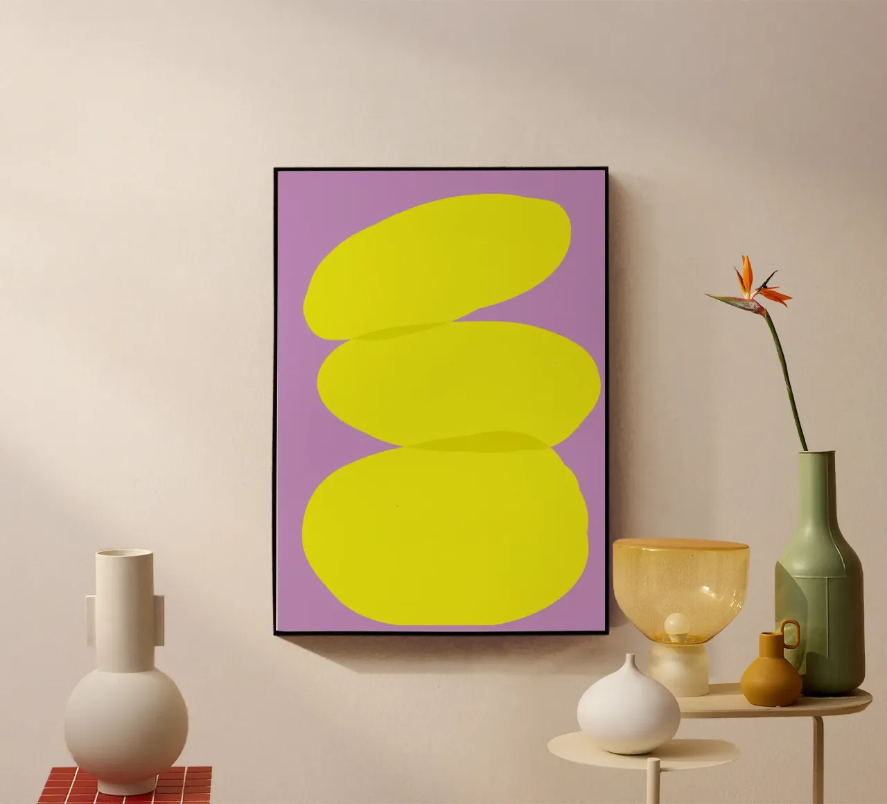 Pietra gialla plexiglass da PurePeachStudio