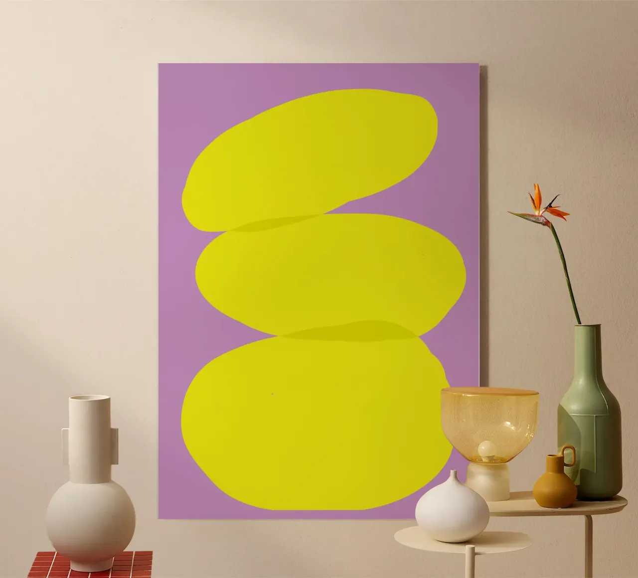 Pietra gialla plexiglass da PurePeachStudio