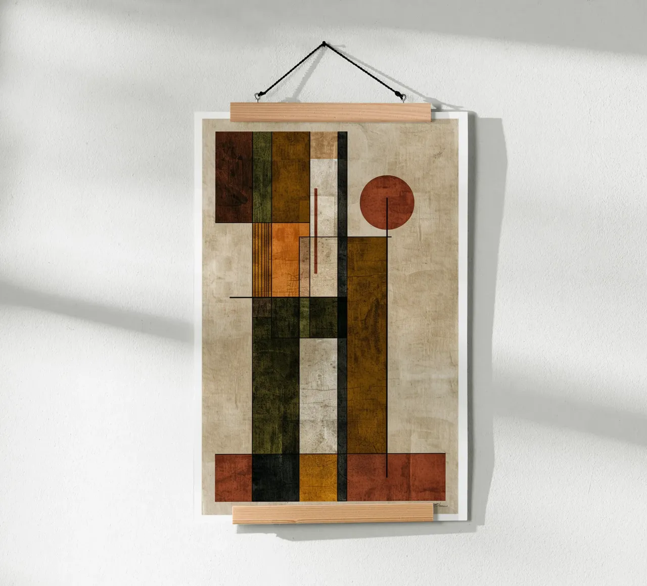 Autumn Symphony in Lines and Blocks carta hahnemühle da Mosaic Dialogue