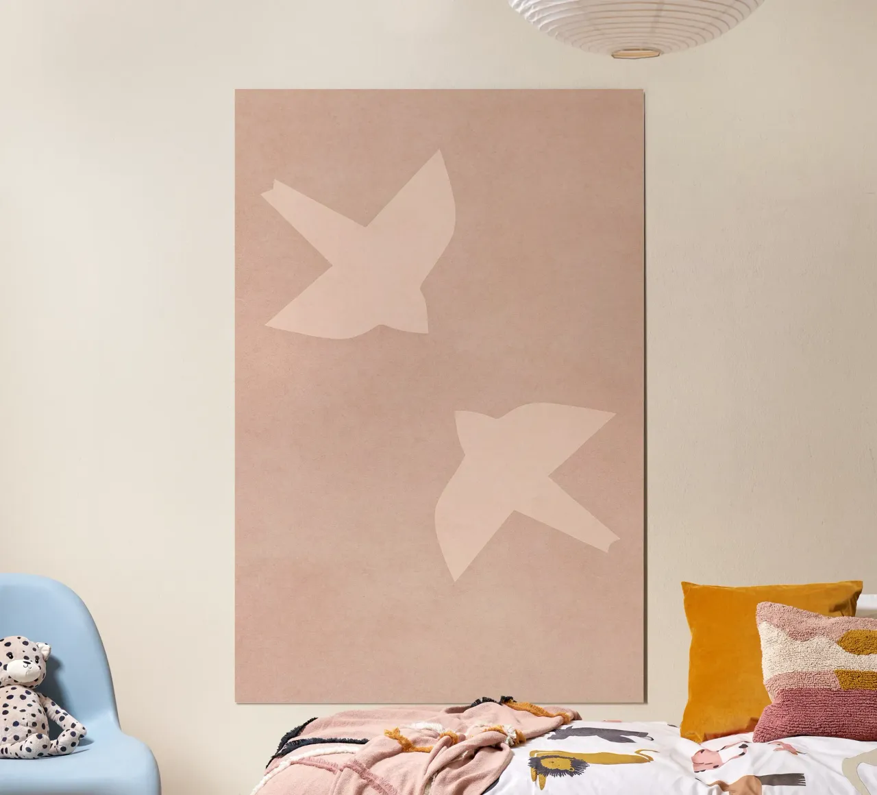 Soft Flight poster by PurePeachStudio