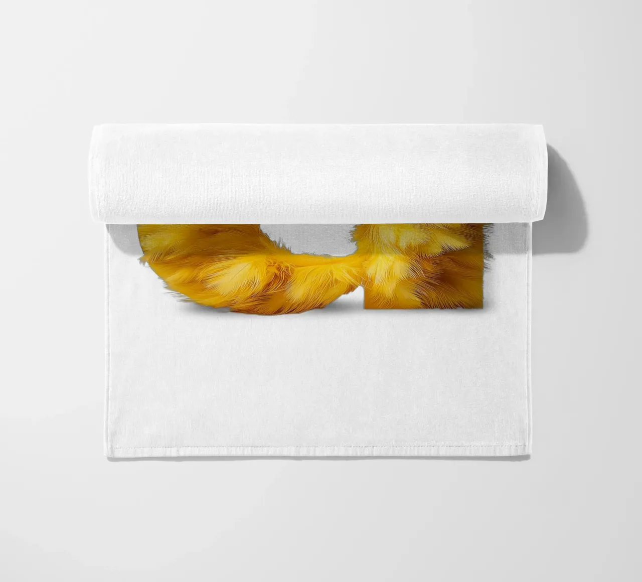 d - duckling beach towel by The True Type