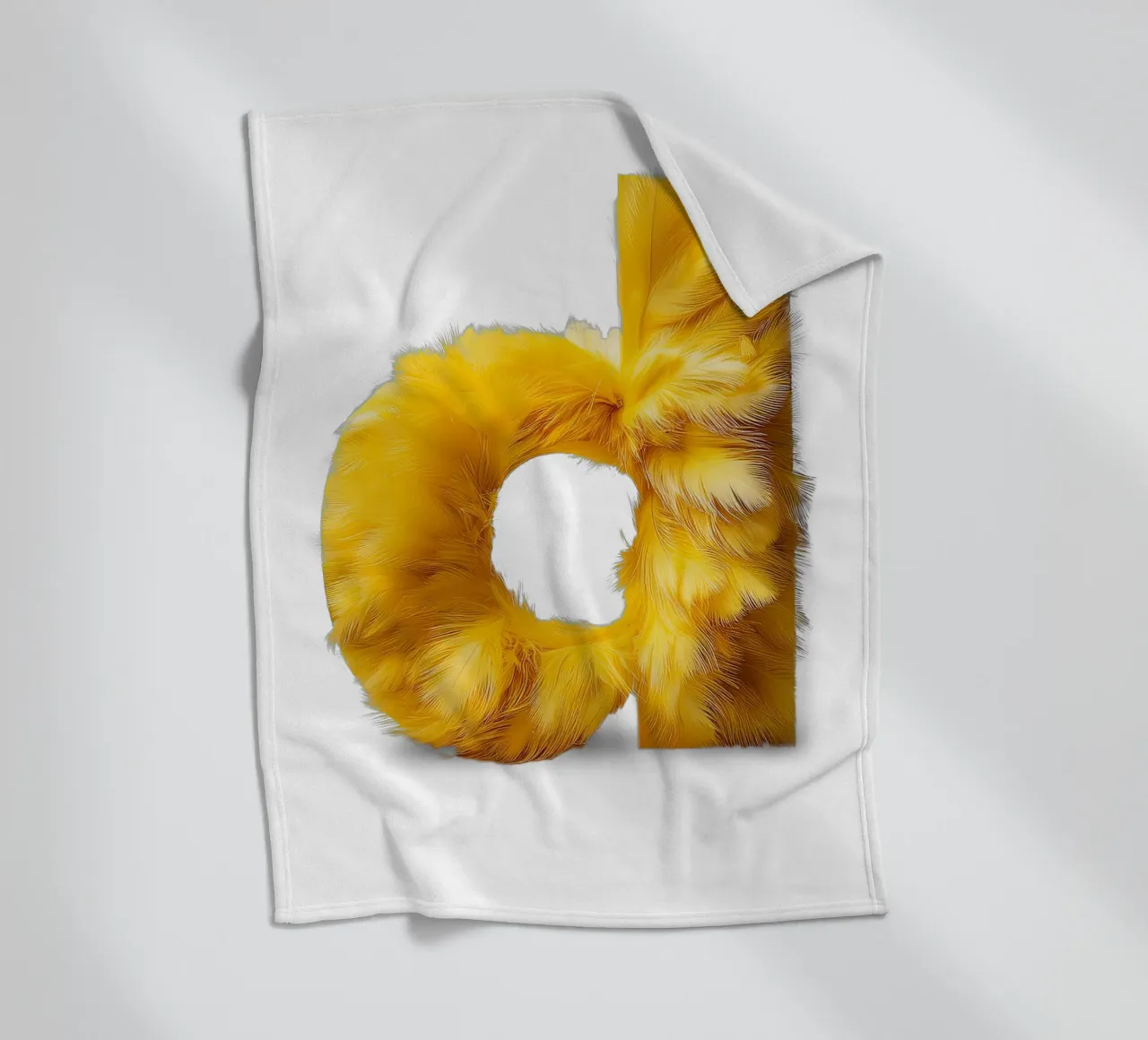 d - duckling fleece blanket by The True Type