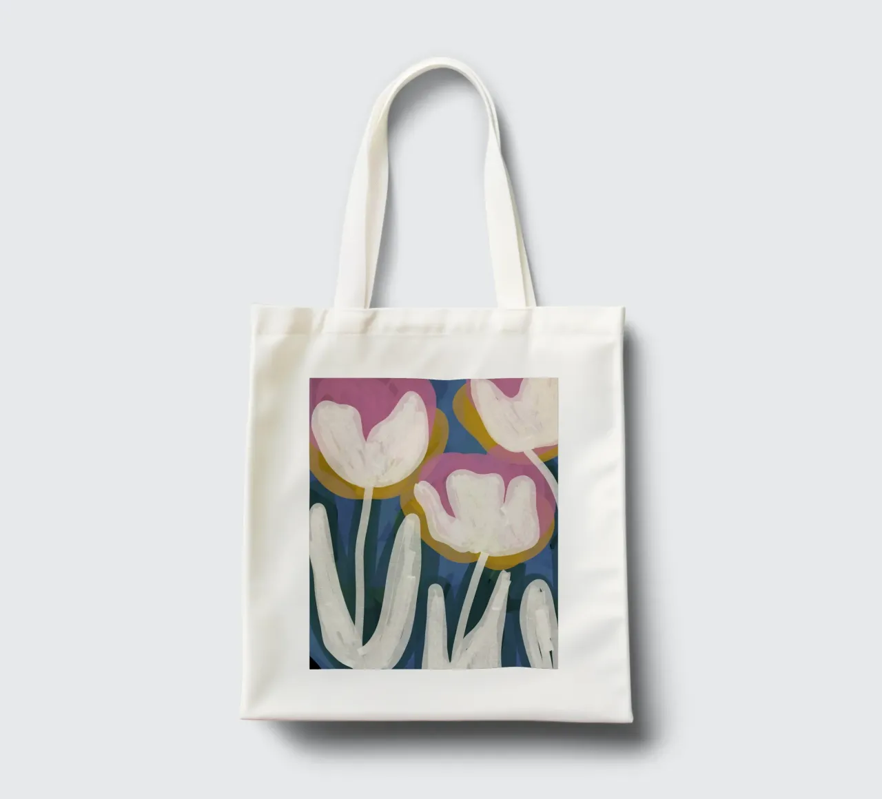 Bloom Bloom borsa in juta da PurePeachStudio