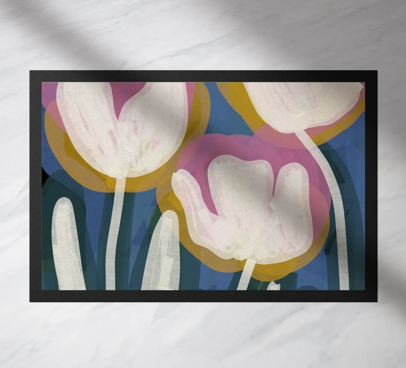 Bloom Bloom doormat by PurePeachStudio