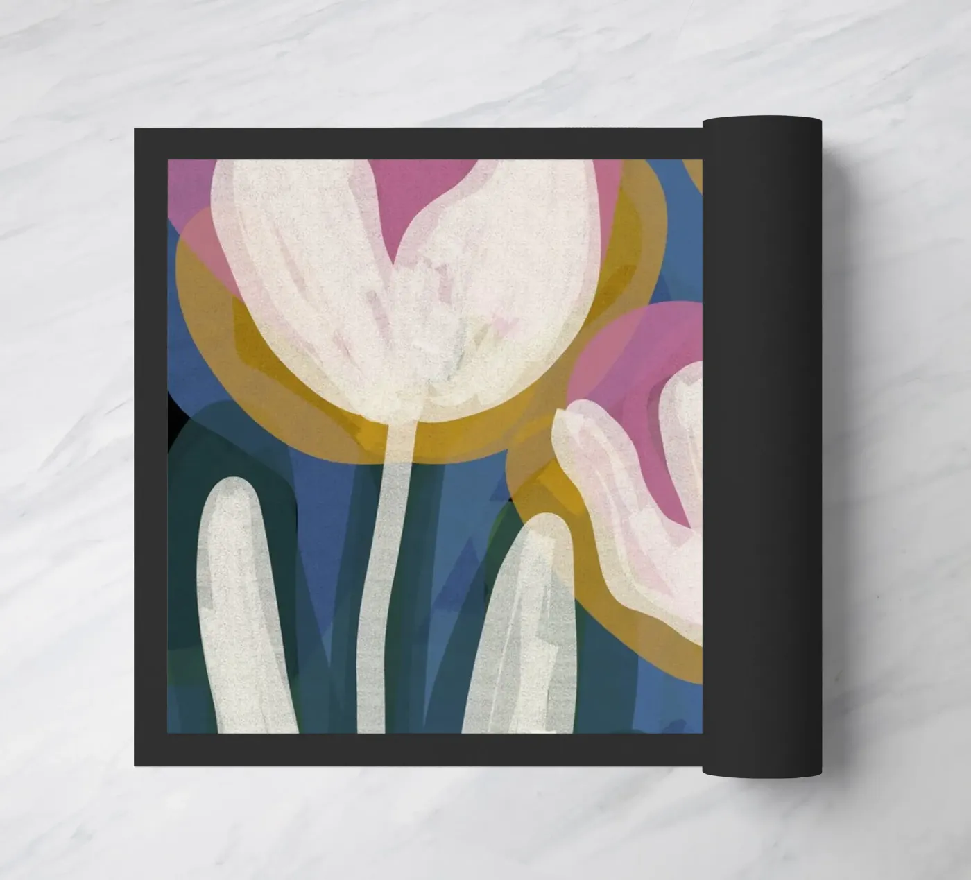 Bloom Bloom doormat by PurePeachStudio