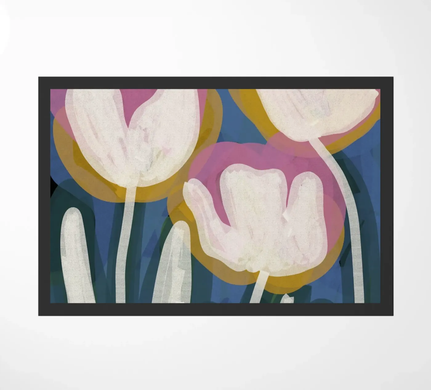 Bloom Bloom doormat by PurePeachStudio