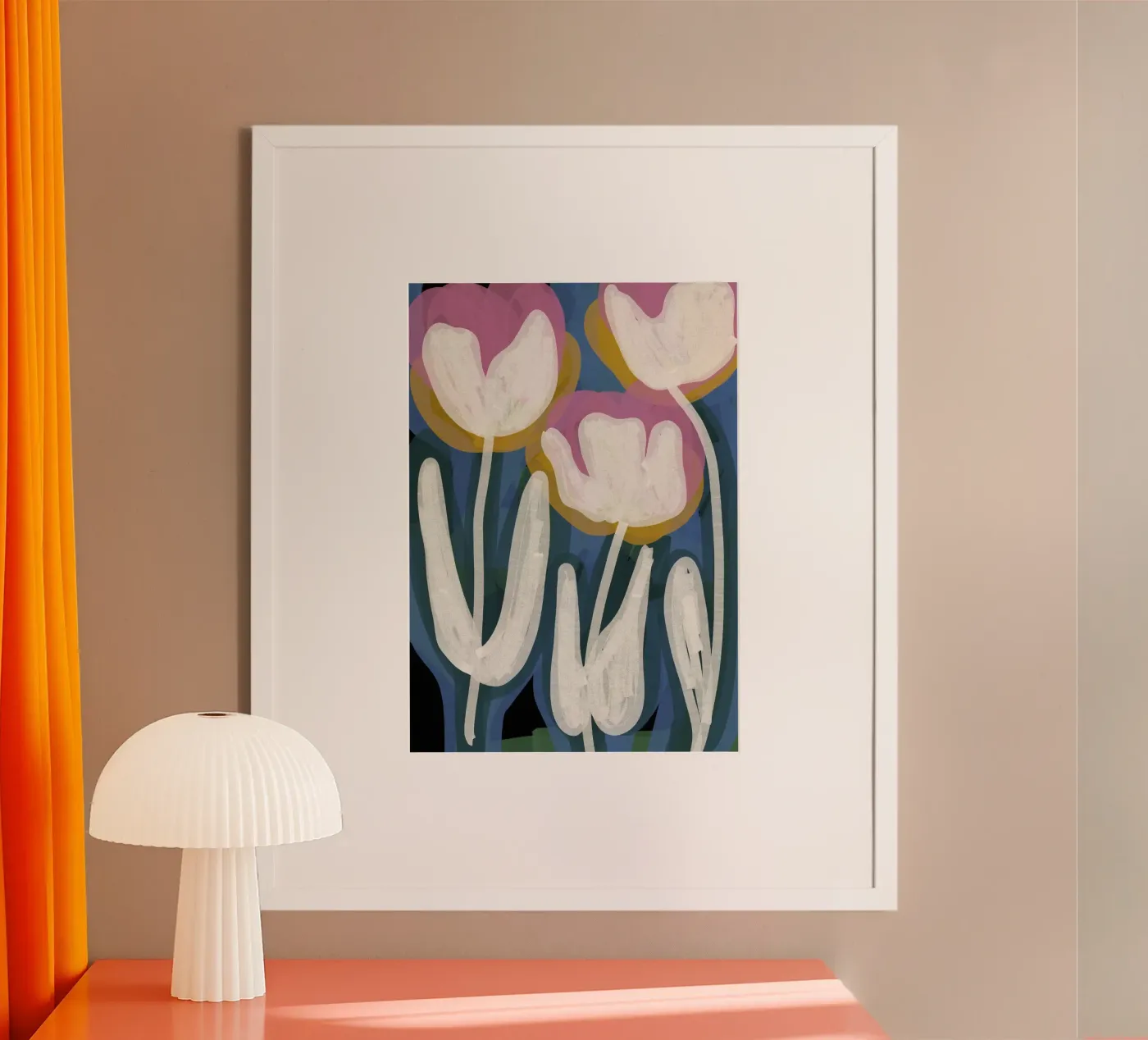 Bloom Bloom poster van PurePeachStudio