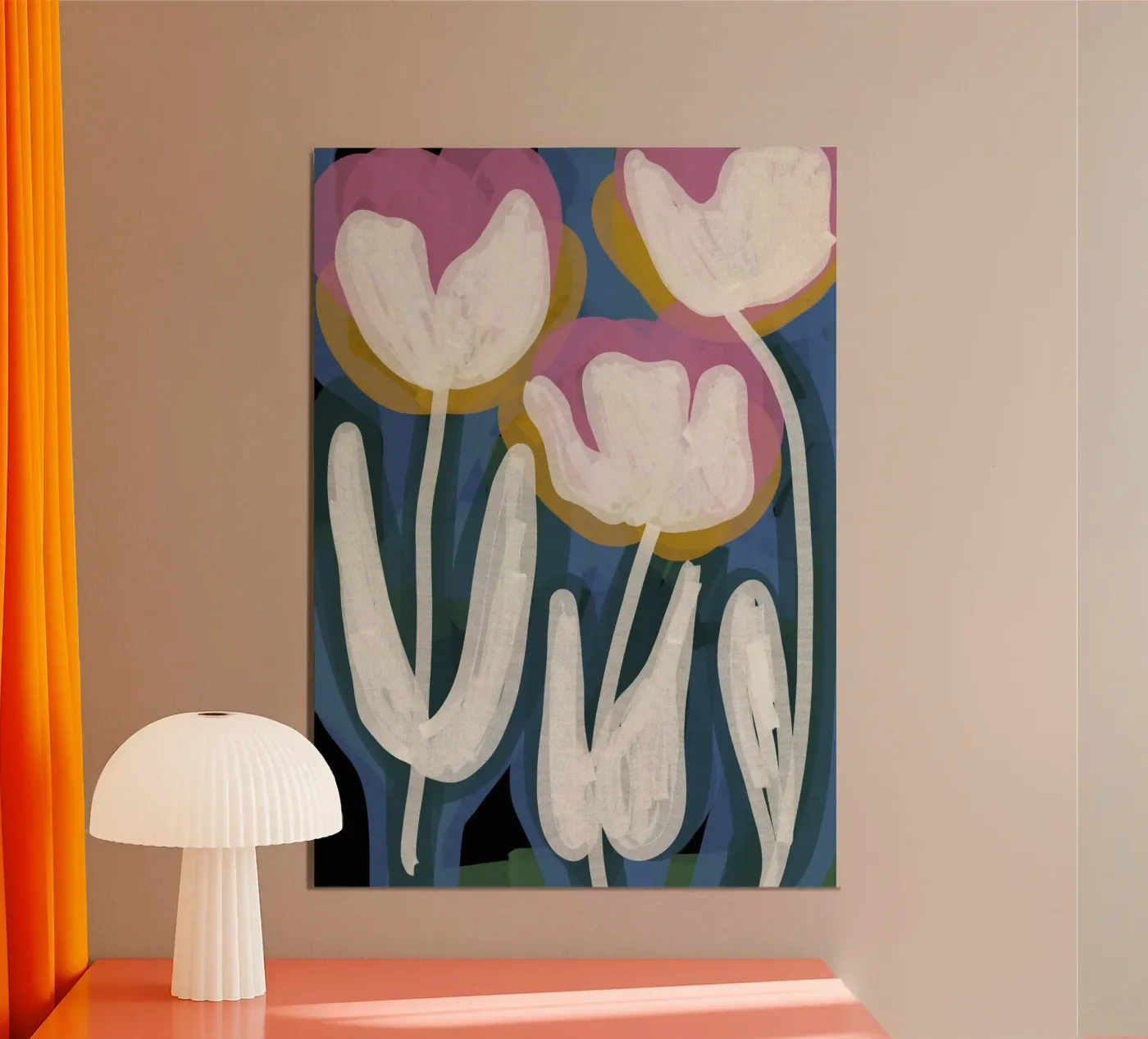 Bloom Bloom poster van PurePeachStudio