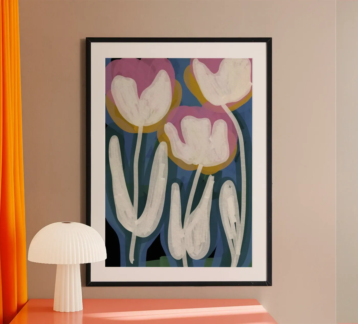 Bloom Bloom poster van PurePeachStudio