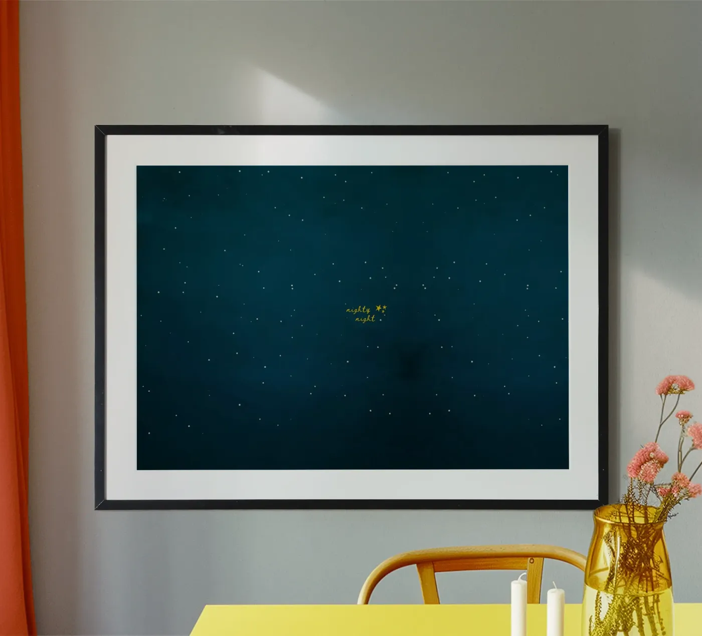 Die Nacht der Nächte Poster von PurePeachStudio