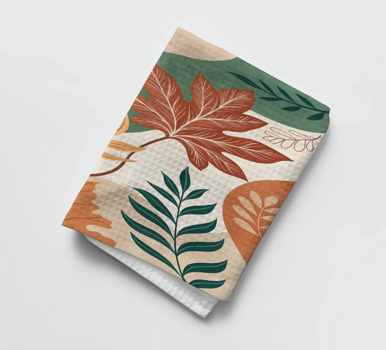 L'abbraccio dell'autunno: Un viaggio botanico astratto canovaccio da cucina da Artistic-shop