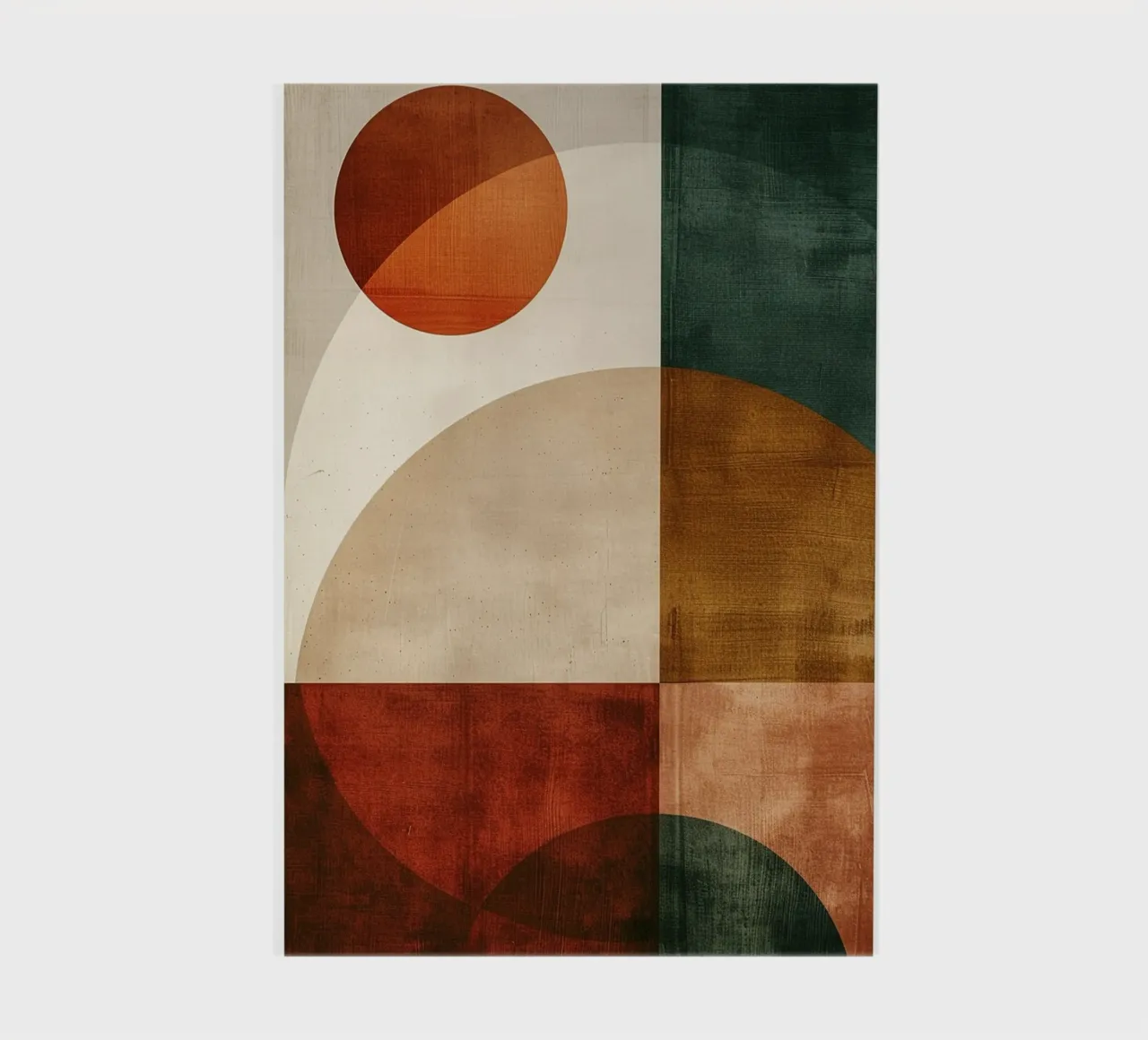 Autumn Geometry in Motion notebook by Mosaic Dialogue