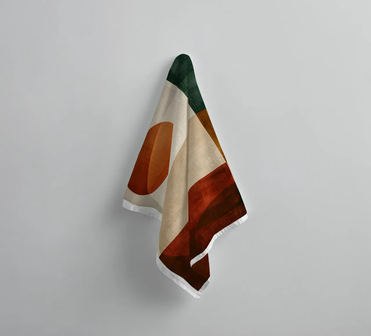 Autumn Geometry in Motion asciugamano da bagno da Mosaic Dialogue