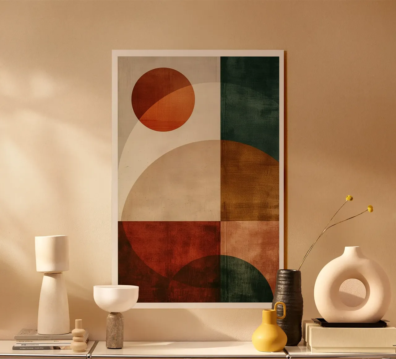 Autumn Geometry in Motion plexiglass da Mosaic Dialogue