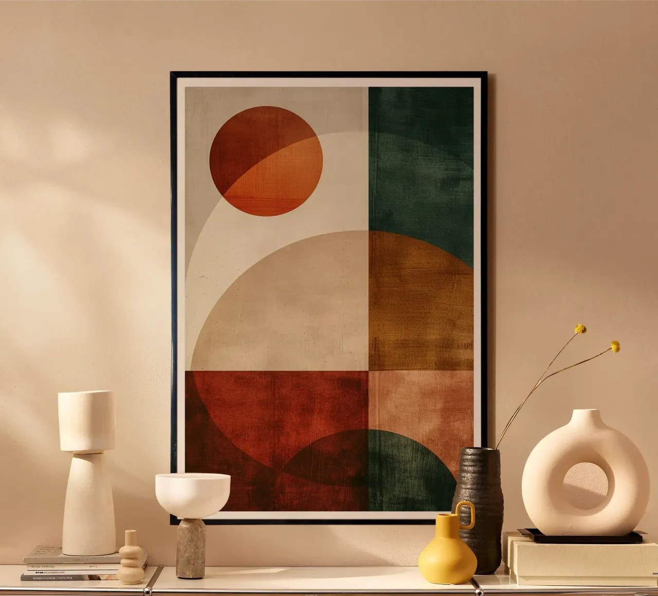 Autumn Geometry in Motion carta hahnemühle da Mosaic Dialogue