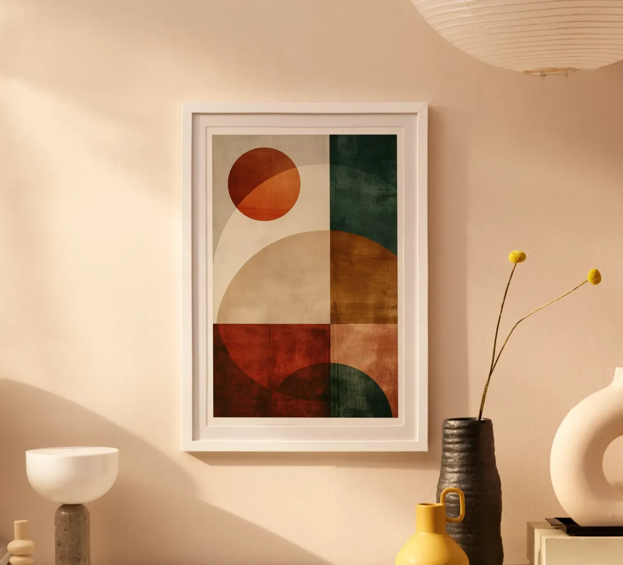 Autumn Geometry in Motion carta hahnemühle da Mosaic Dialogue