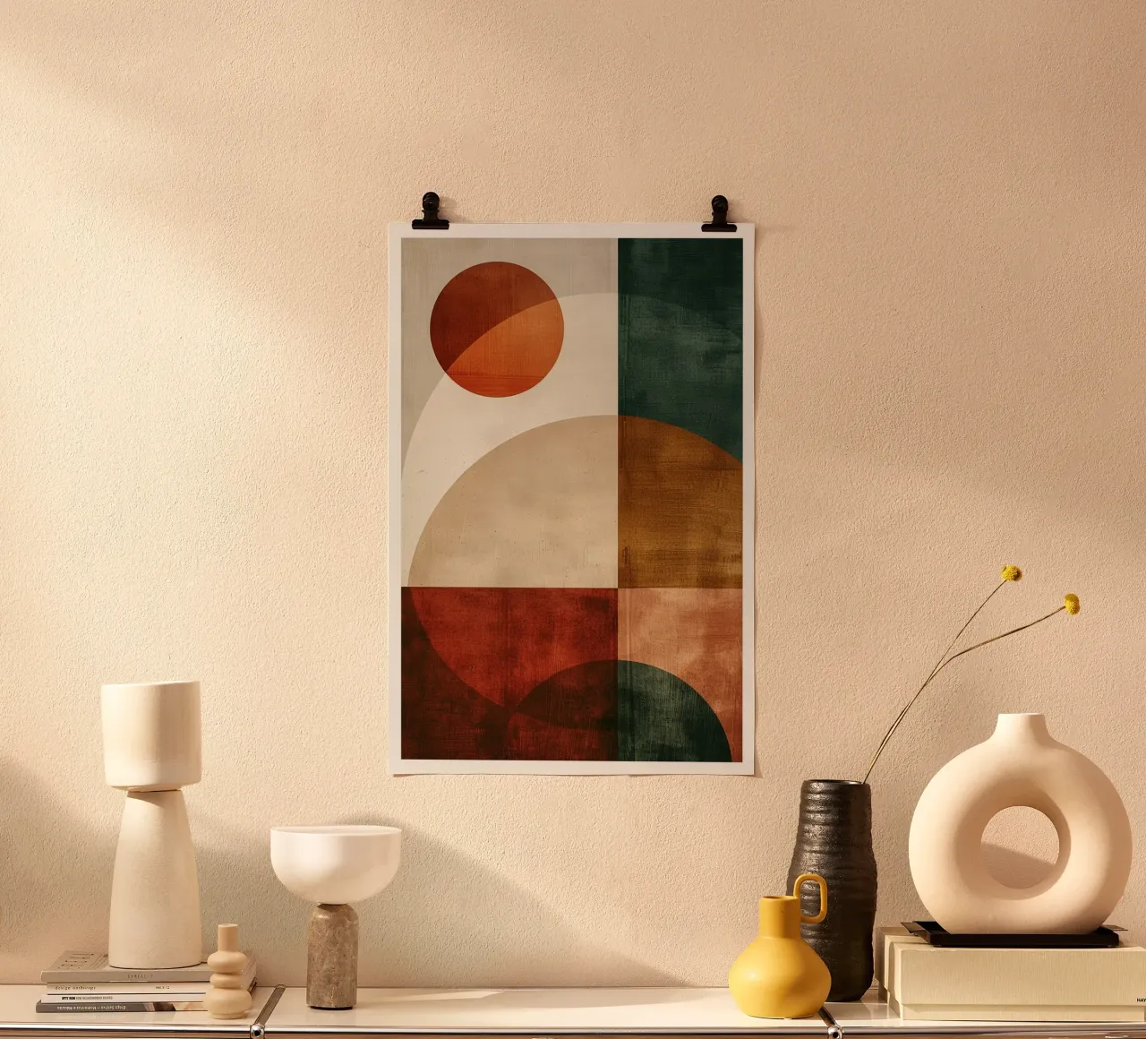 Autumn Geometry in Motion carta hahnemühle da Mosaic Dialogue