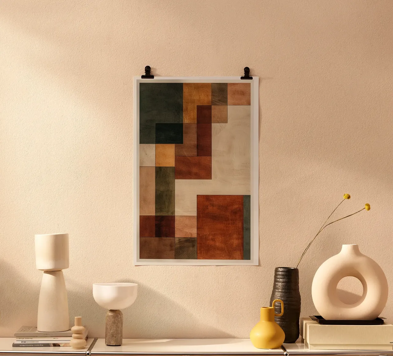 Fragments of Autumn Geometry carta hahnemühle da Mosaic Dialogue