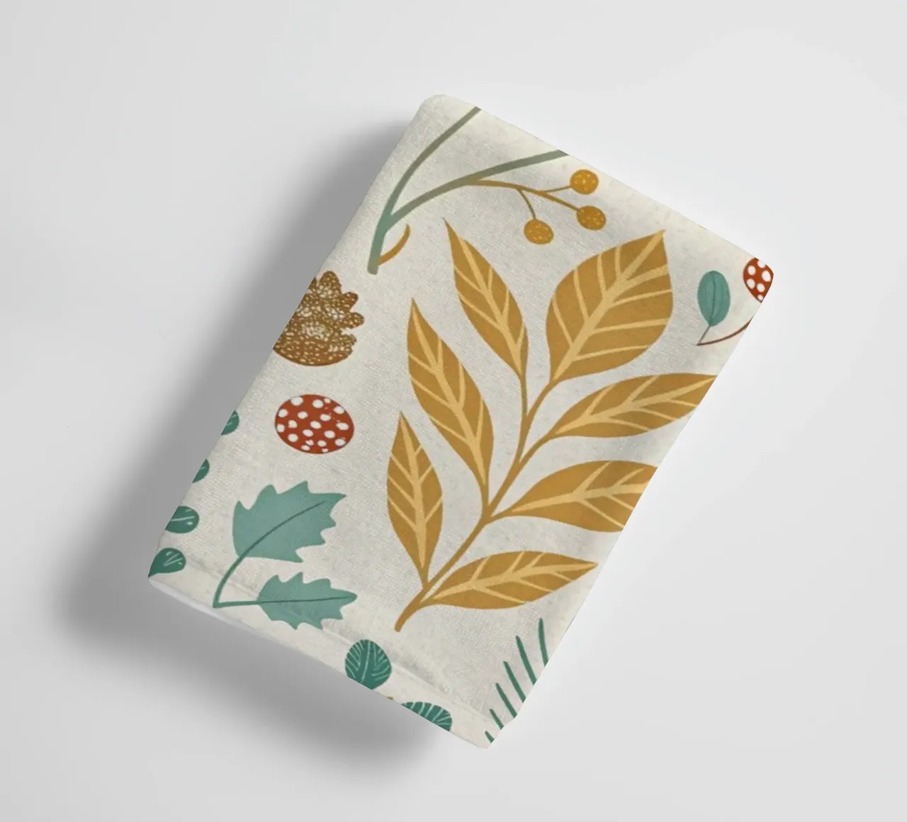 Autumnal Forest Pattern towel by Artistic-shop