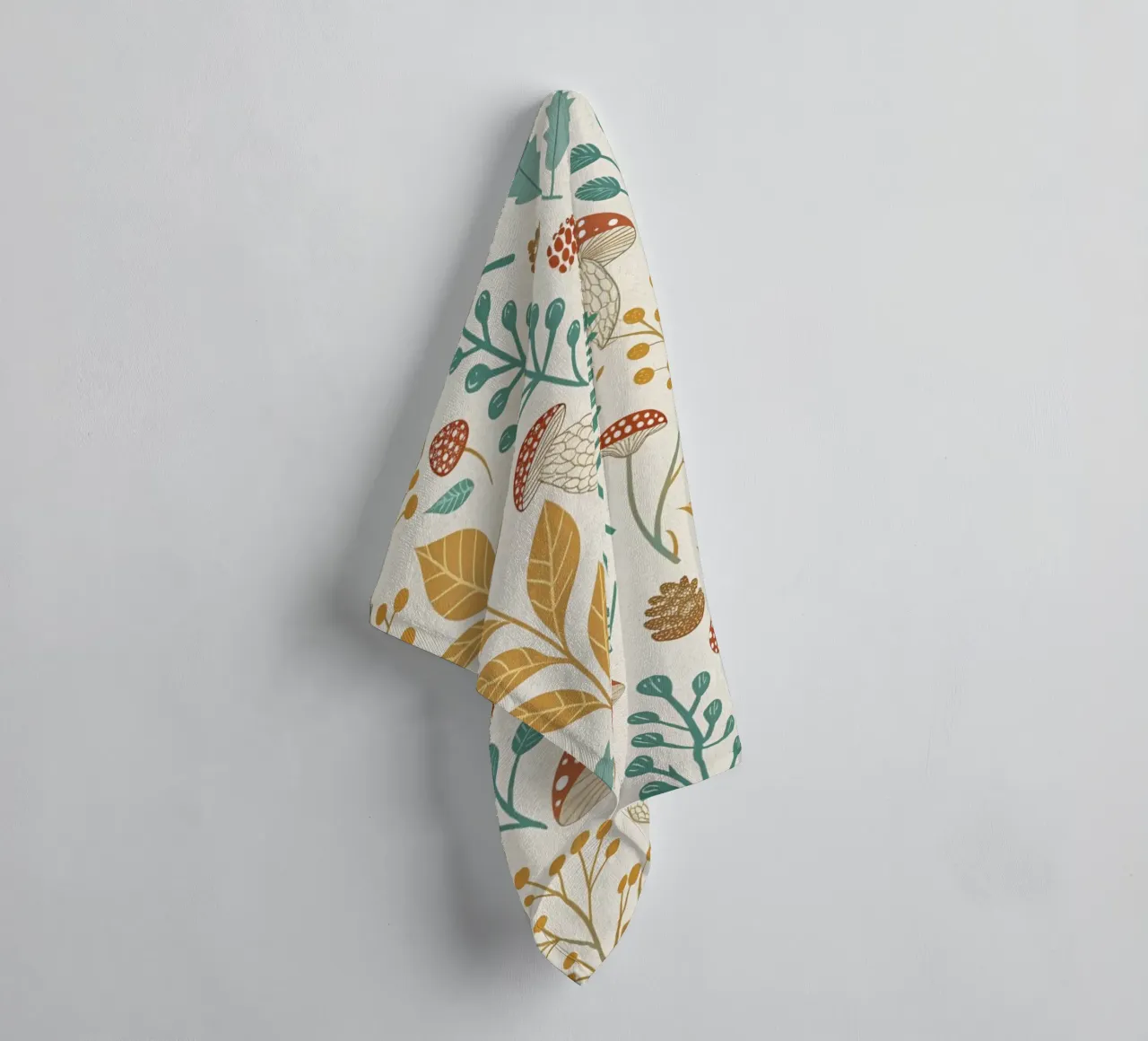 Autumnal Forest Pattern towel by Artistic-shop
