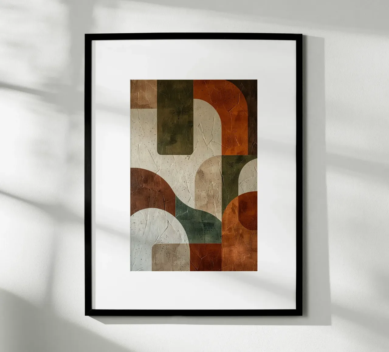 Textured Geometry of Autumn carta hahnemühle da Mosaic Dialogue