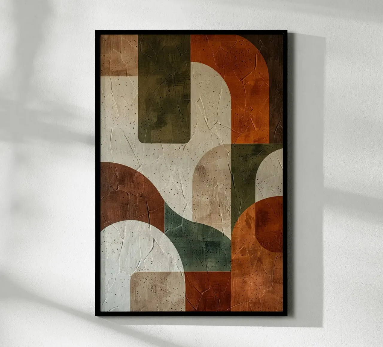 Textured Geometry of Autumn carta hahnemühle da Mosaic Dialogue
