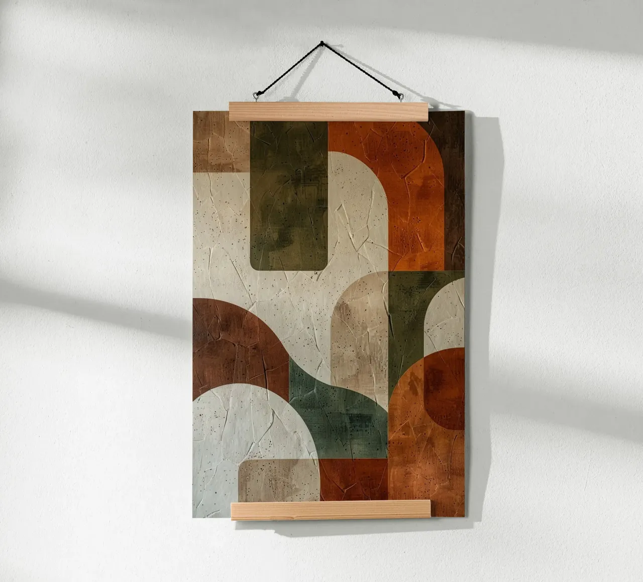 Textured Geometry of Autumn carta hahnemühle da Mosaic Dialogue