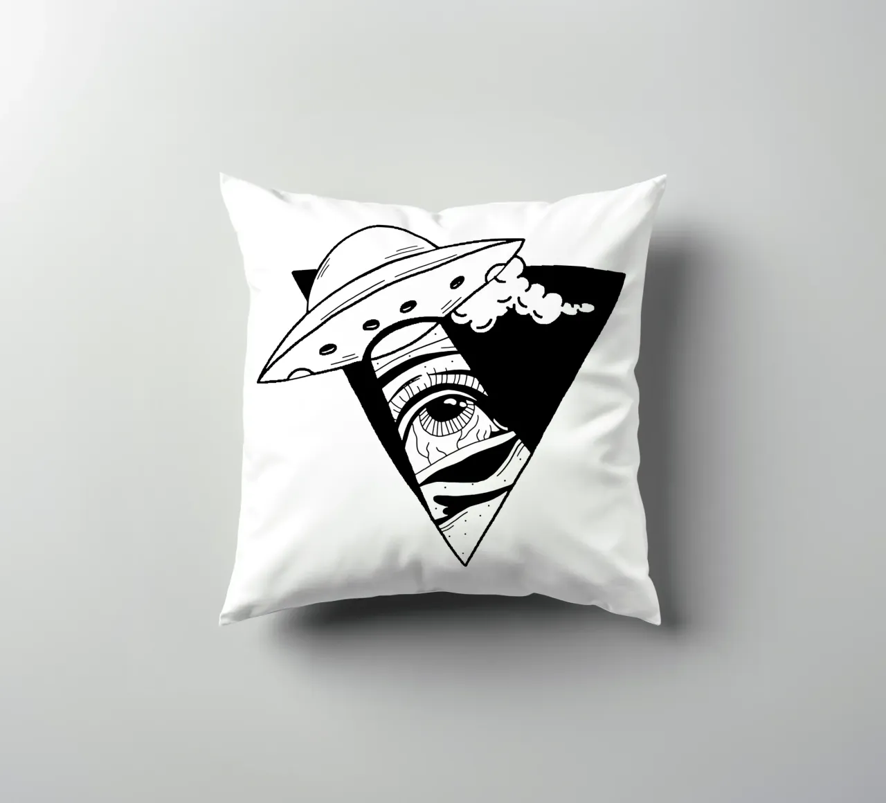 Out Of Space cuscino da byh.illustration