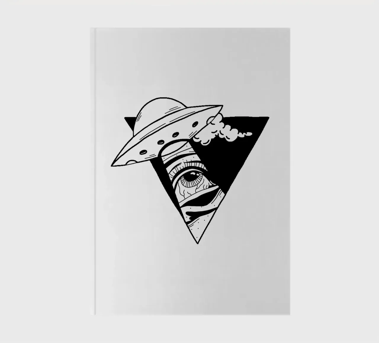 Out Of Space notebook by byh.illustration
