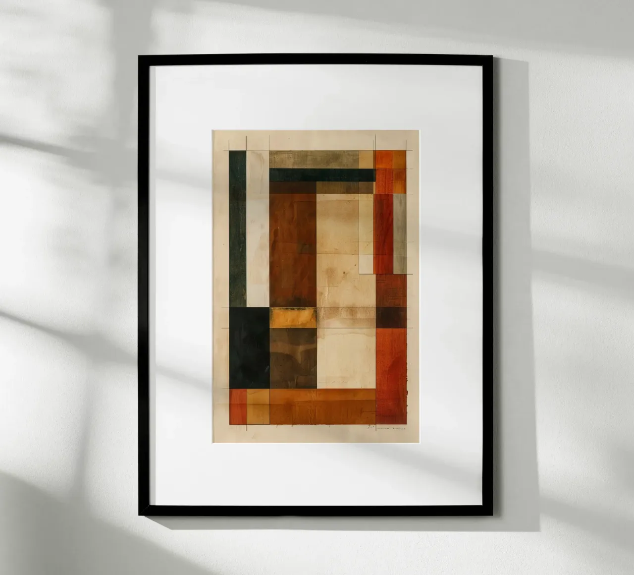 Layers of Autumn Geometry hahnemühle de Mosaic Dialogue