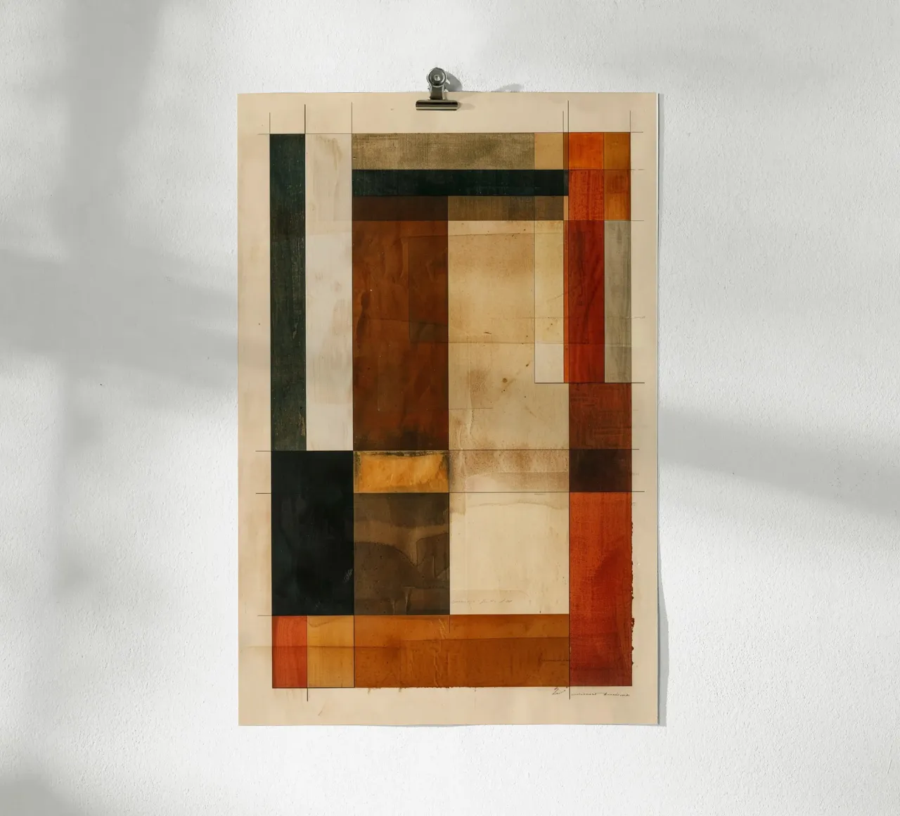 Layers of Autumn Geometry hahnemühle de Mosaic Dialogue