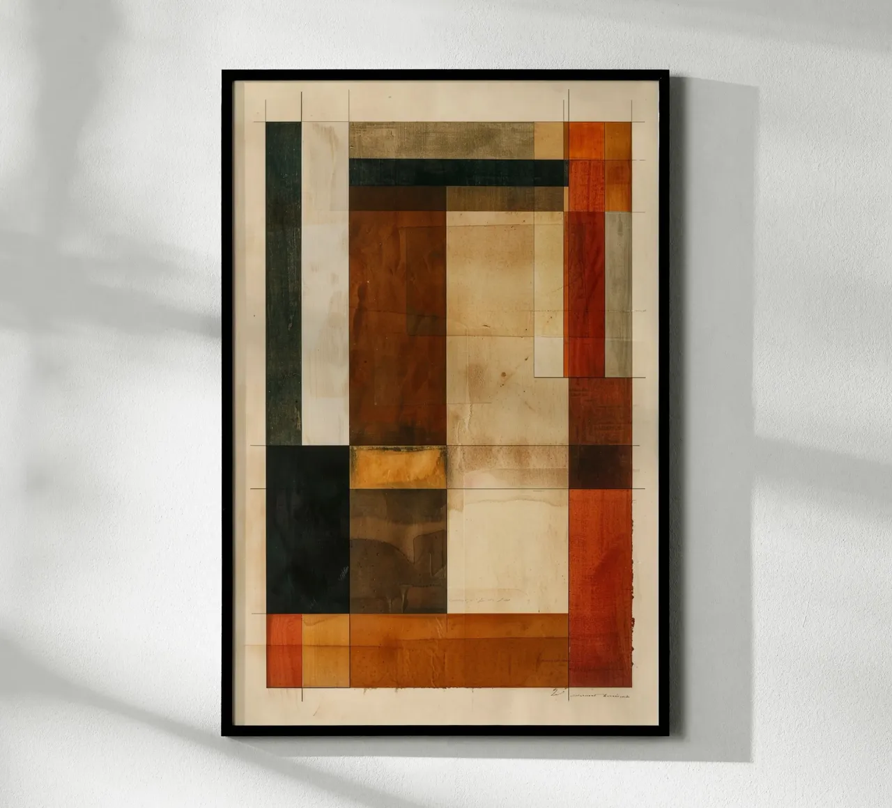 Layers of Autumn Geometry hahnemühle de Mosaic Dialogue