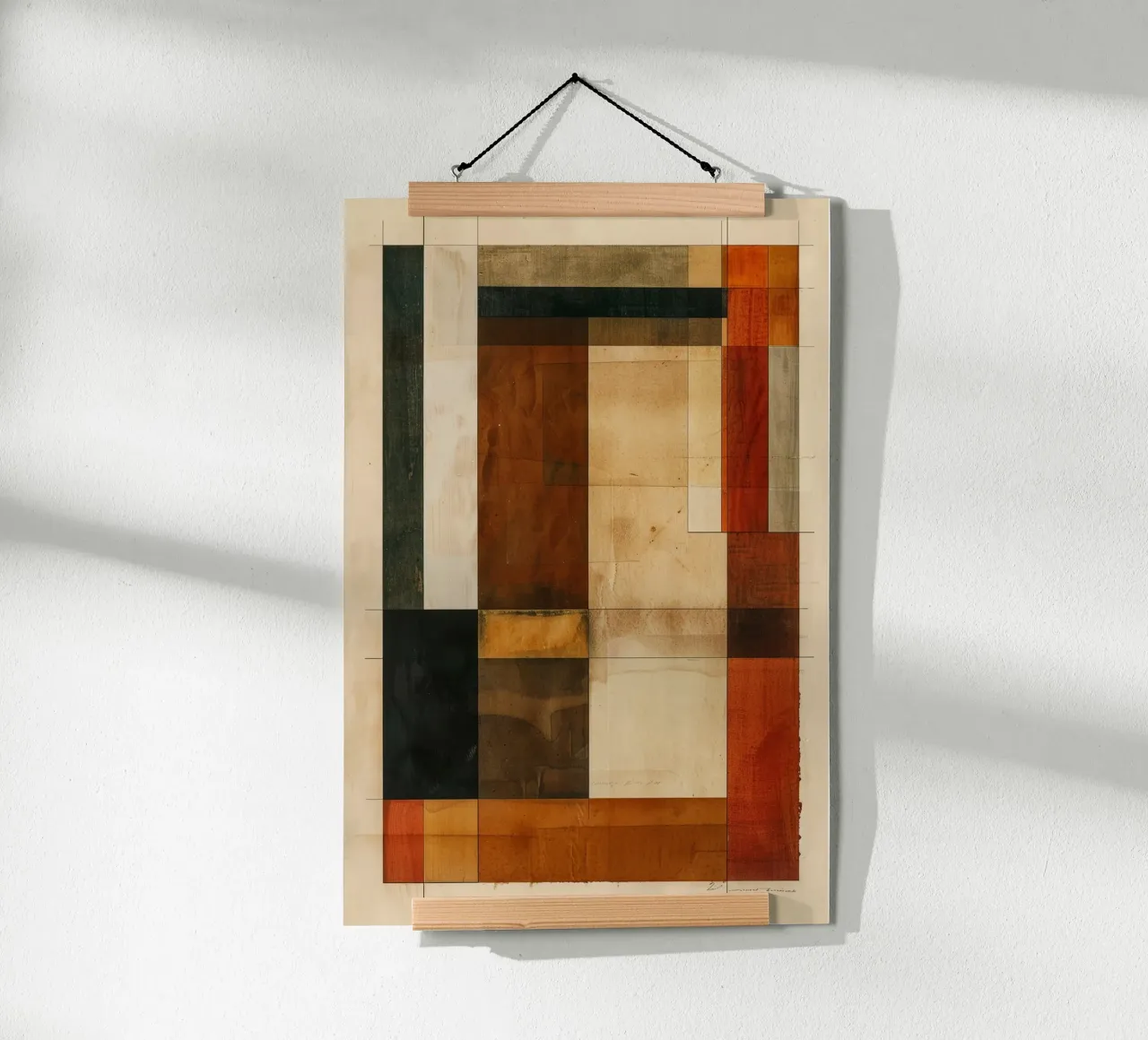 Layers of Autumn Geometry hahnemühle de Mosaic Dialogue