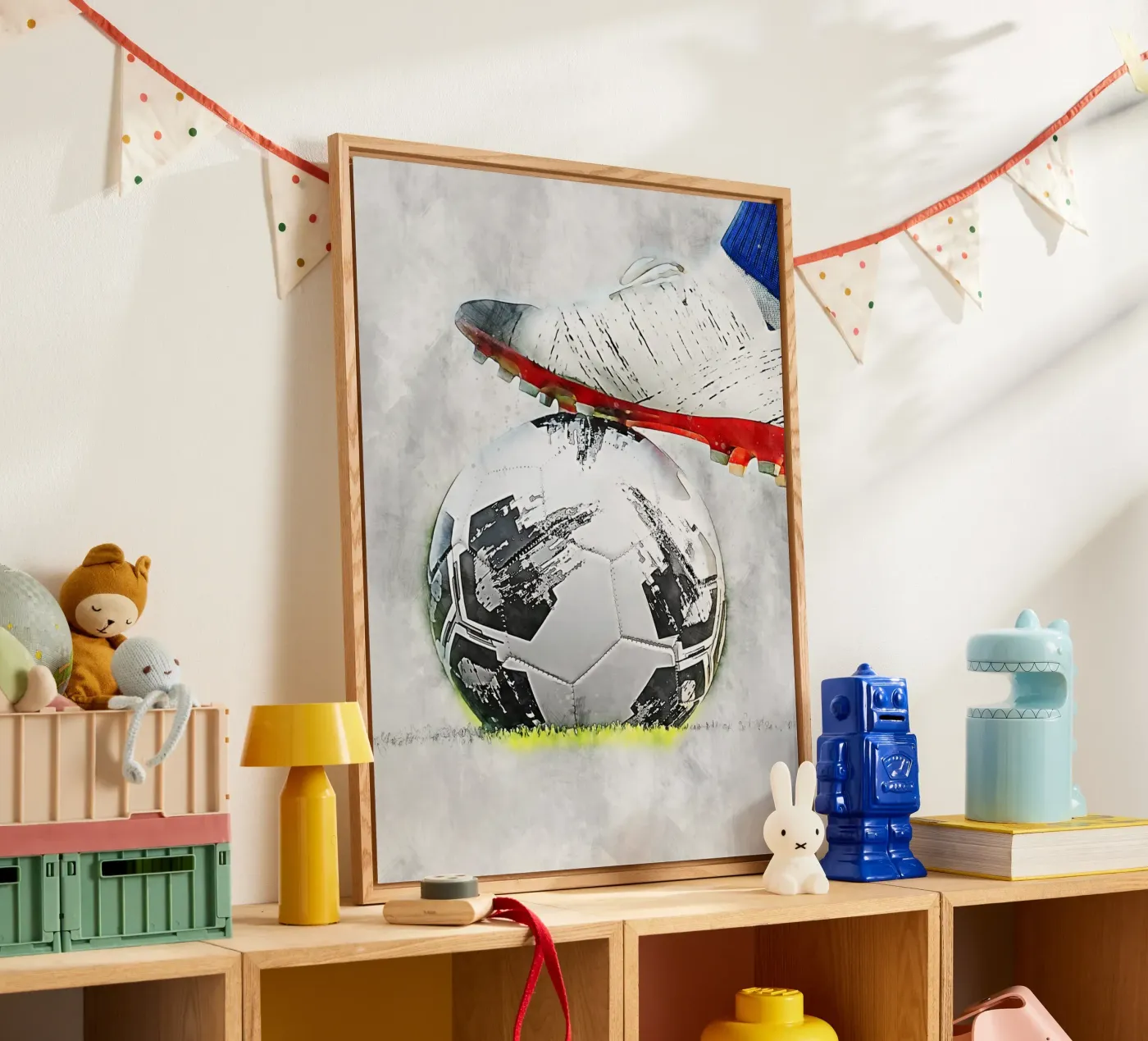 Football 4 Acryl-Glas von Mateo