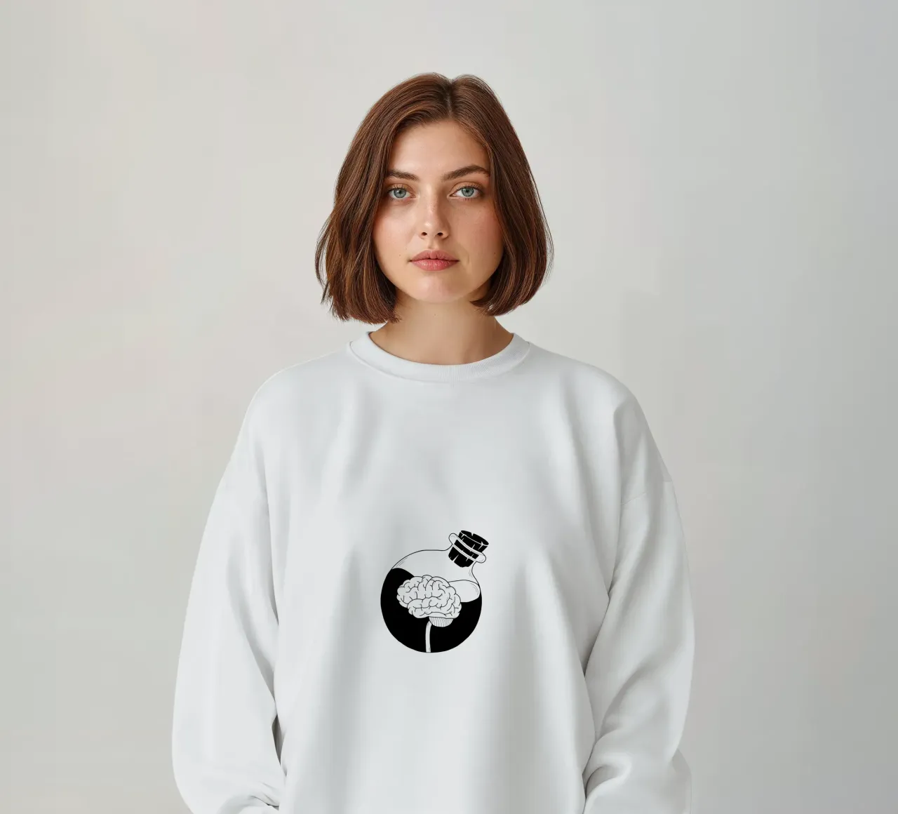 Be A Brain sweatshirt van byh.illustration