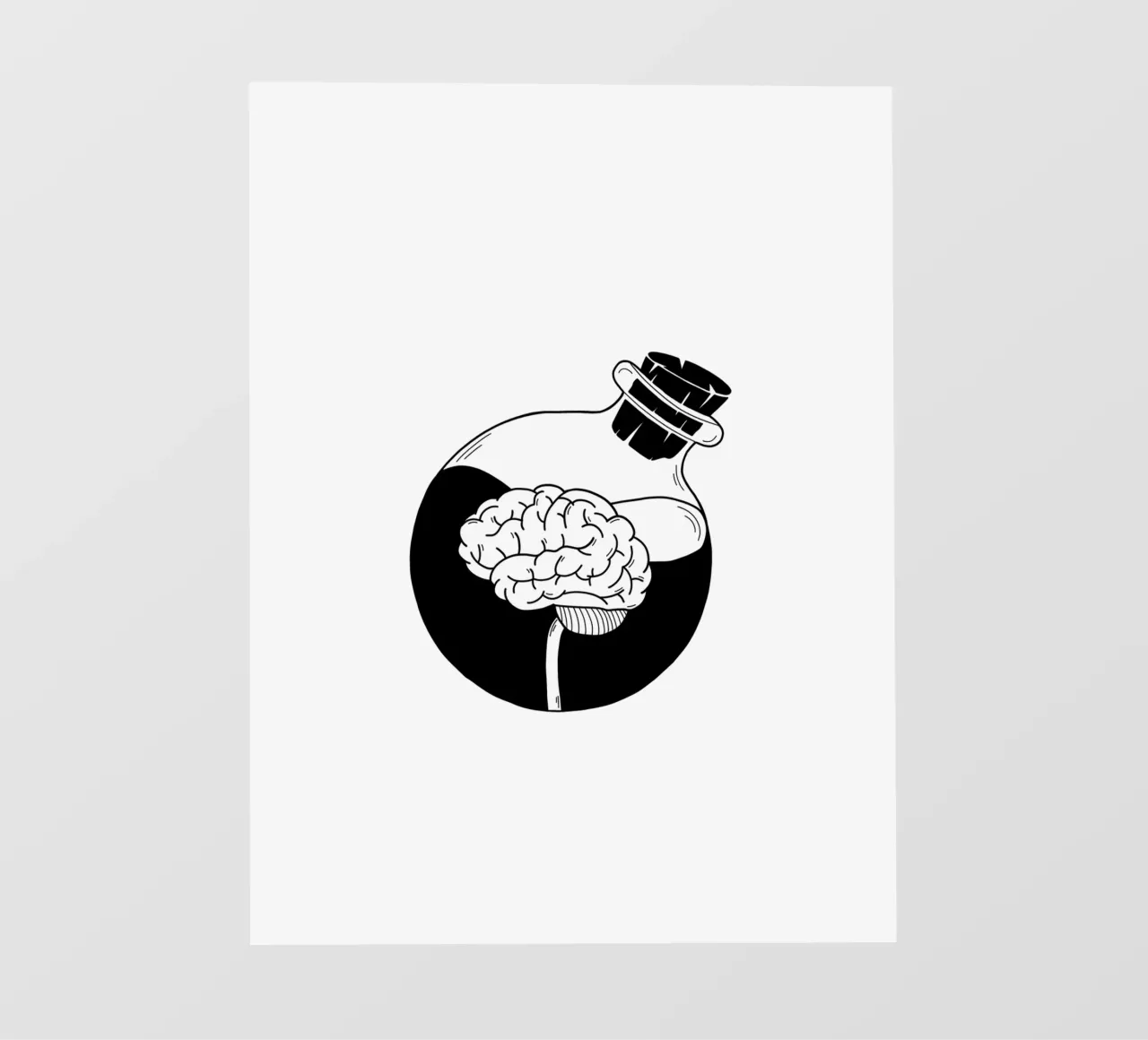 Be A Brain pellicola backlit da byh.illustration