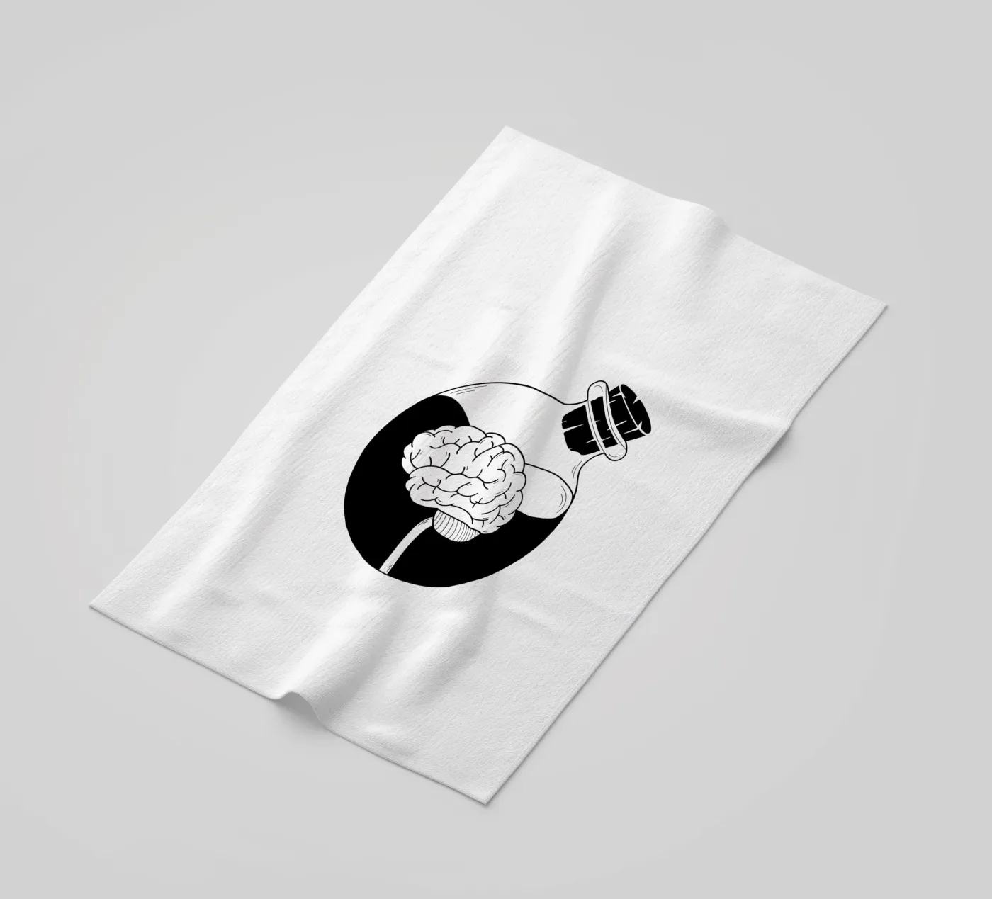 Be A Brain beach towel by byh.illustration