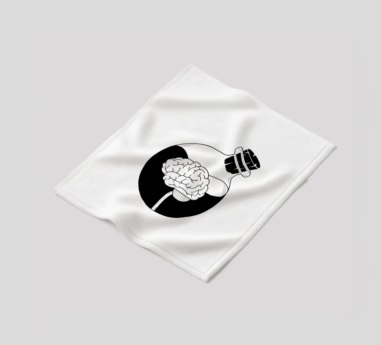 Be A Brain coperta in pile da byh.illustration
