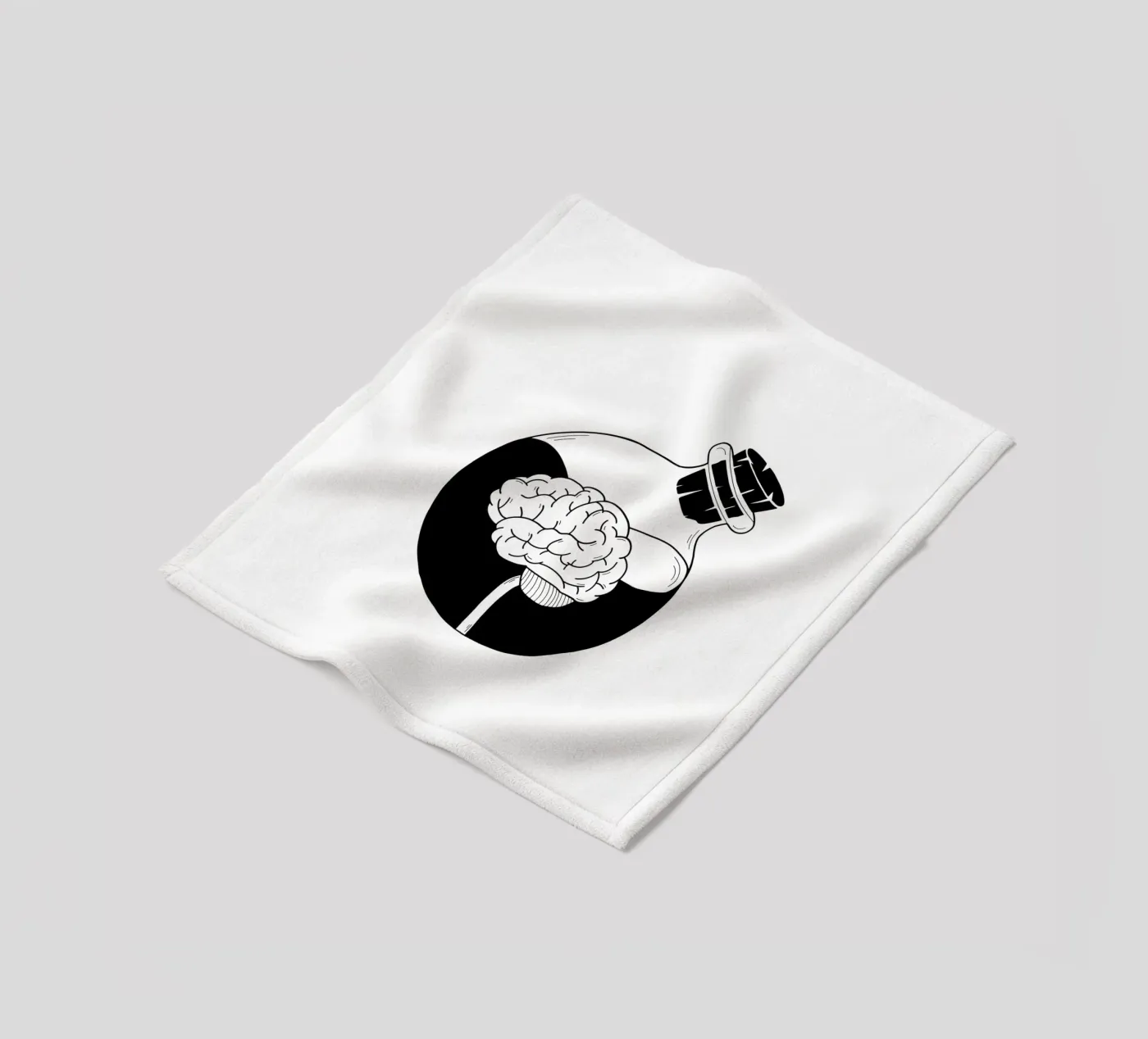 Be A Brain coperta in pile da byh.illustration
