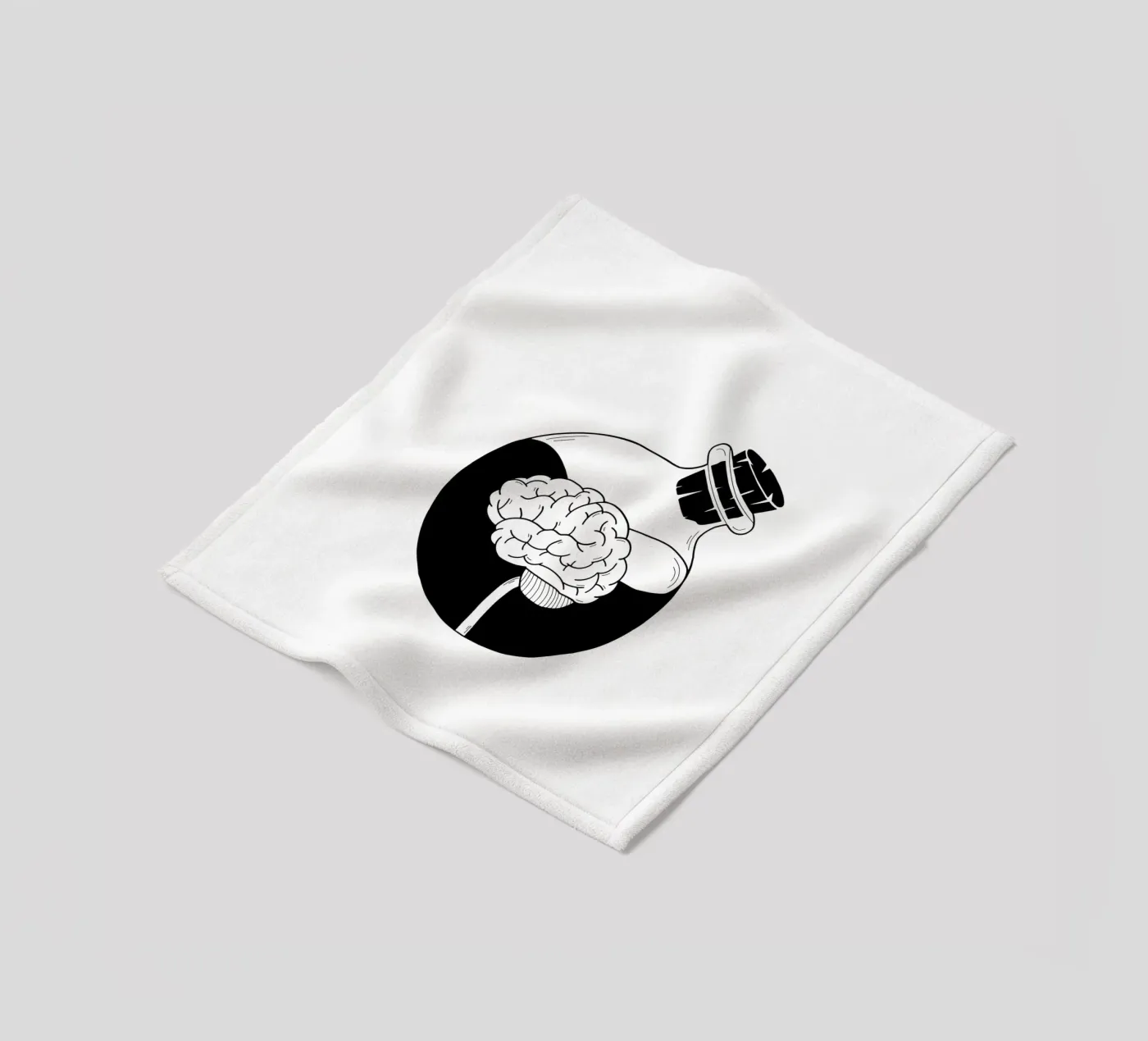 Be A Brain Fleecedecke von byh.illustration