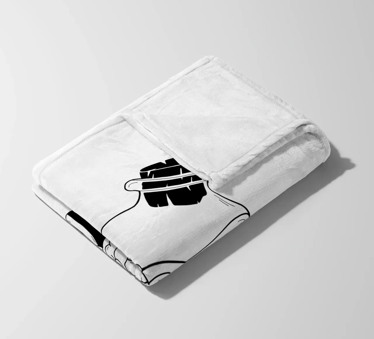 Be A Brain coperta in pile da byh.illustration