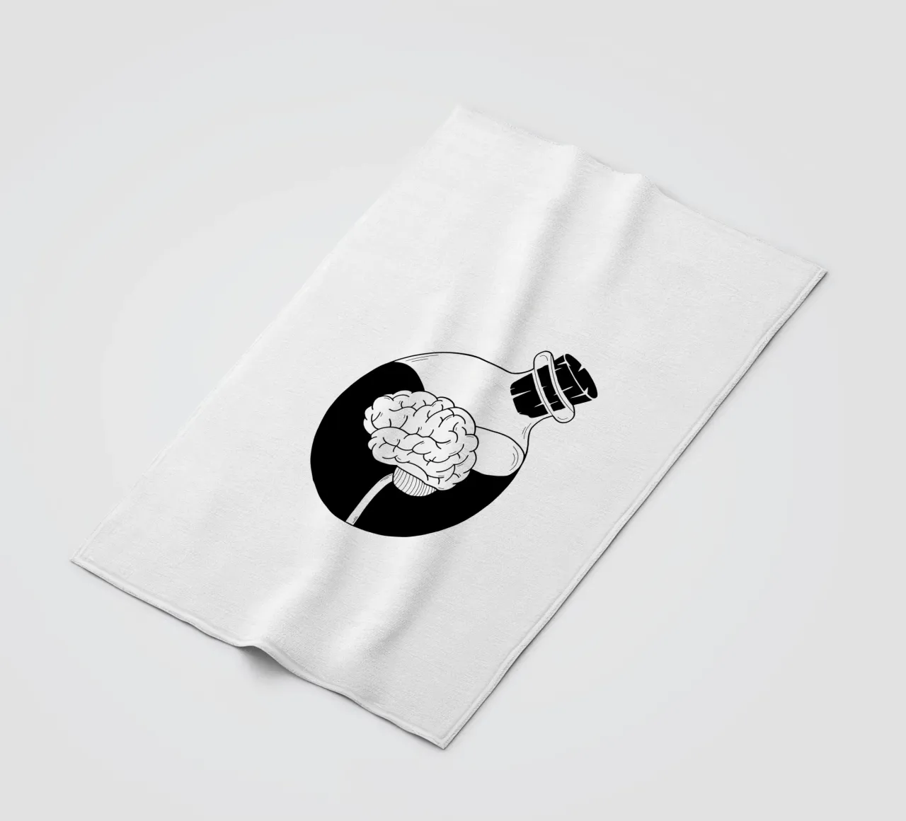 Be A Brain coperta in pile da byh.illustration