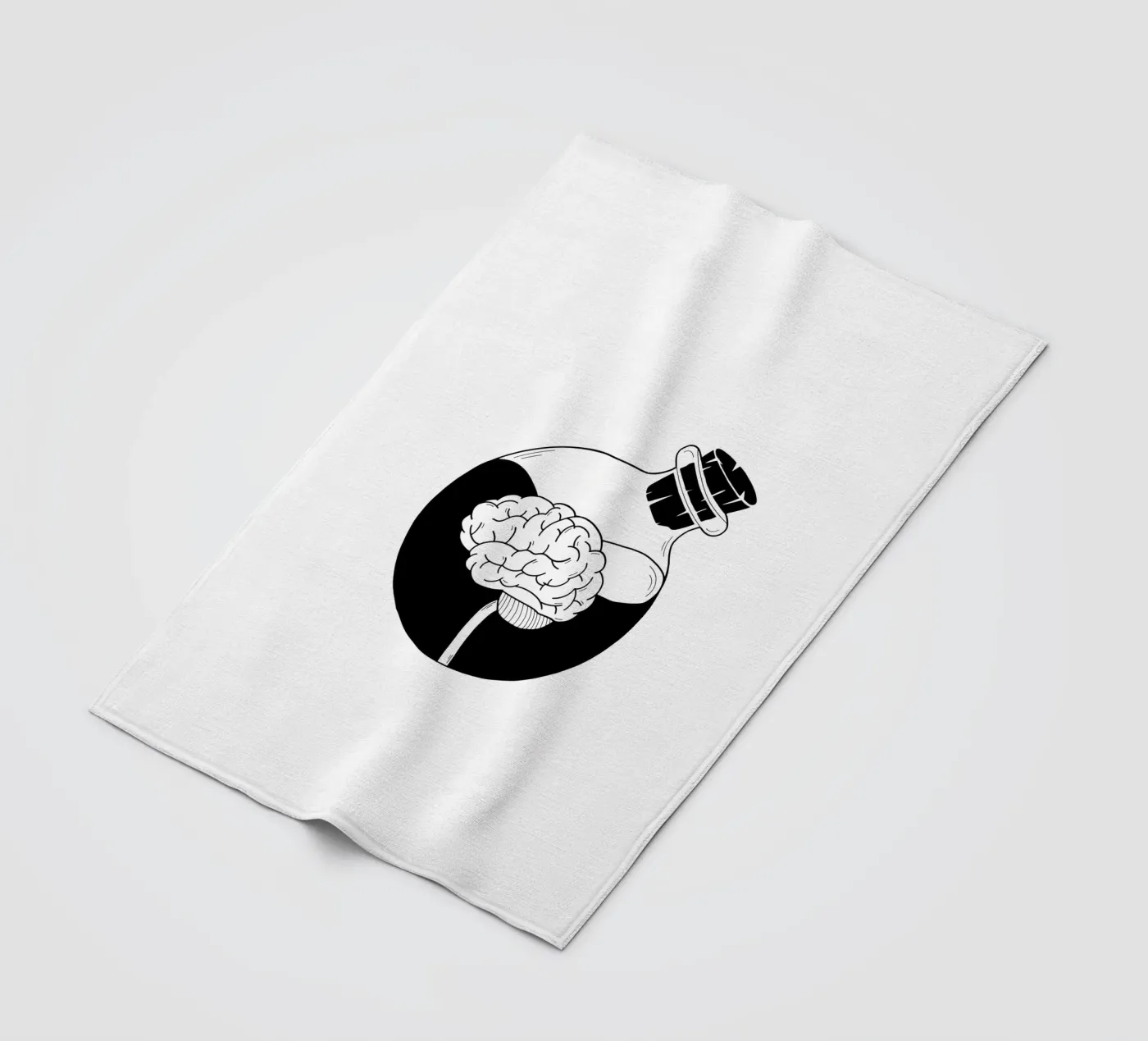 Be A Brain Fleecedecke von byh.illustration