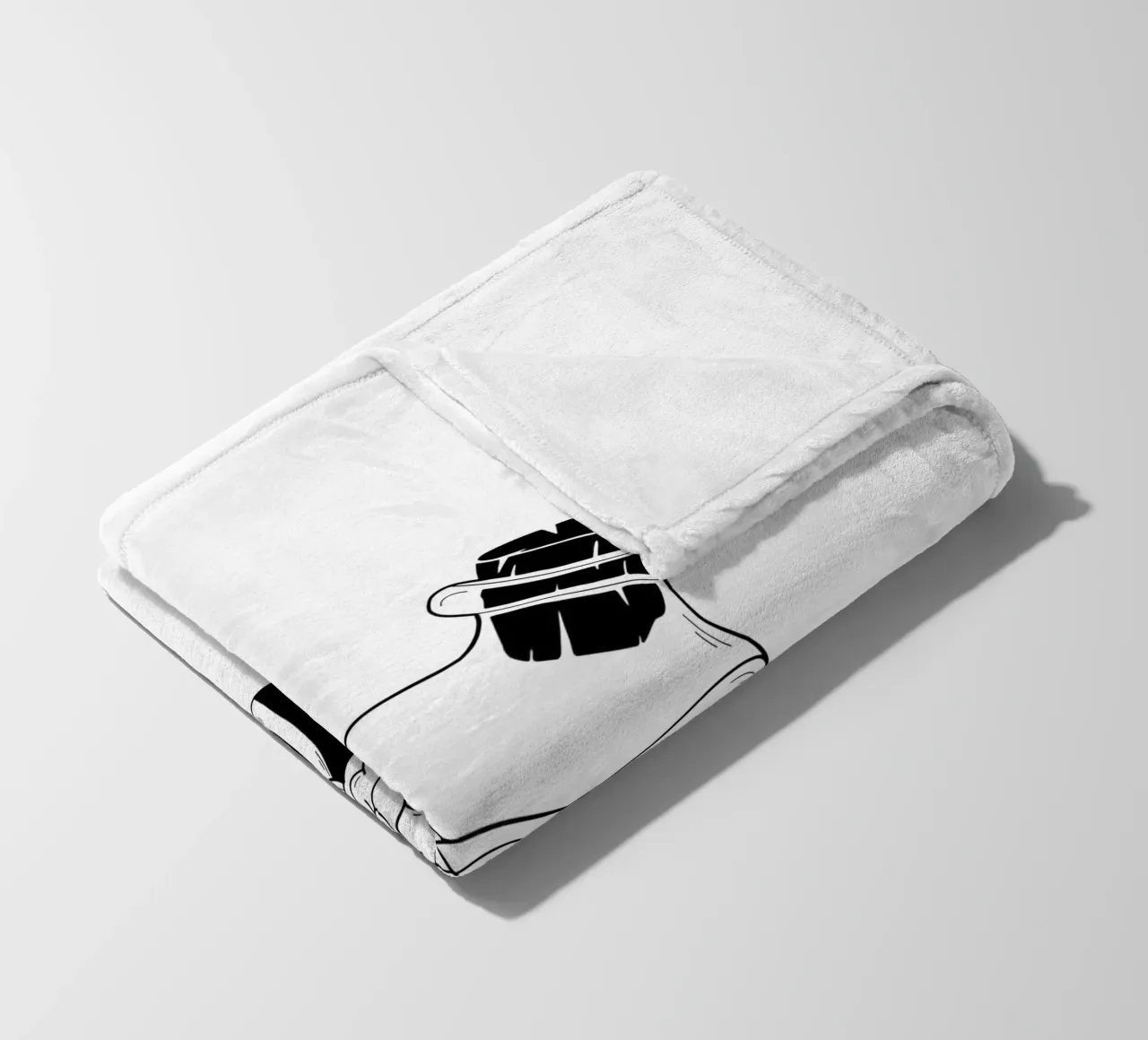 Be A Brain coperta in pile da byh.illustration