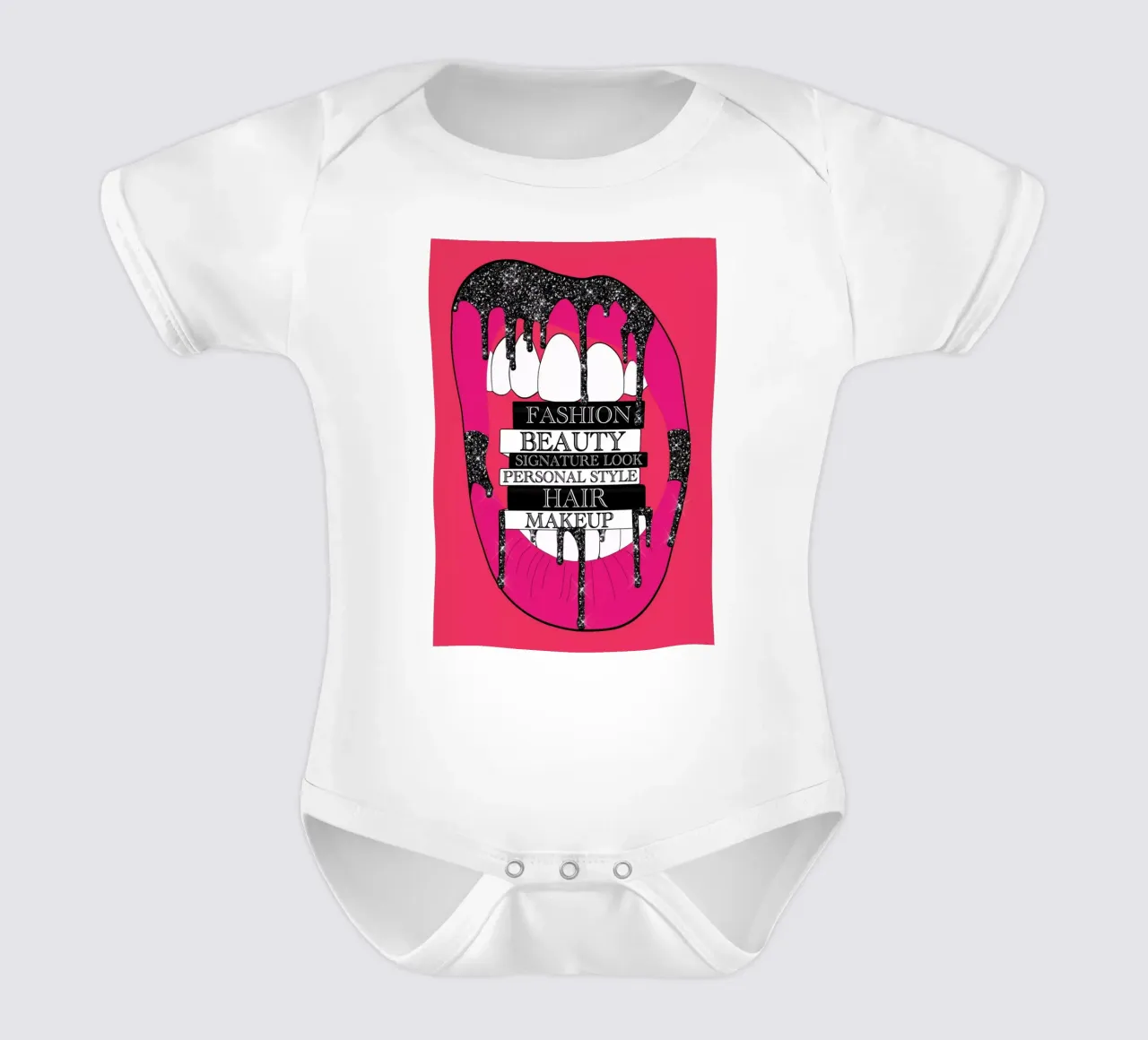 UNA BOCCATA DI MODA body neonato maniche corte da ARTOMATIC